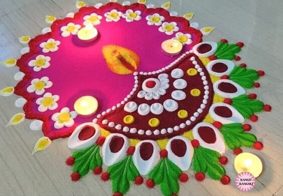 Daod Rangoli 18 Last-Minute Rangoli Ideas for Diwali 2026 That You Can Try - Written ...
